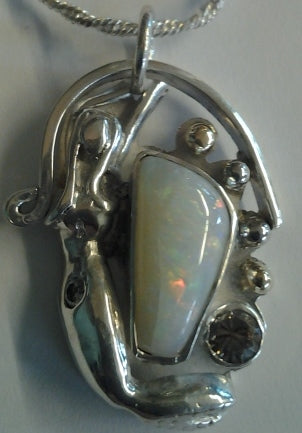 Sterling Silver Mermaid Pendant