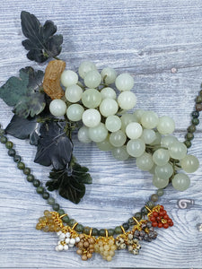 Vintage Jade Grape Cluster