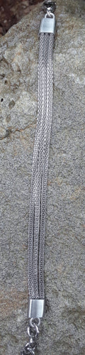 Stainless Steel 3 Strand Mesh bracelet
