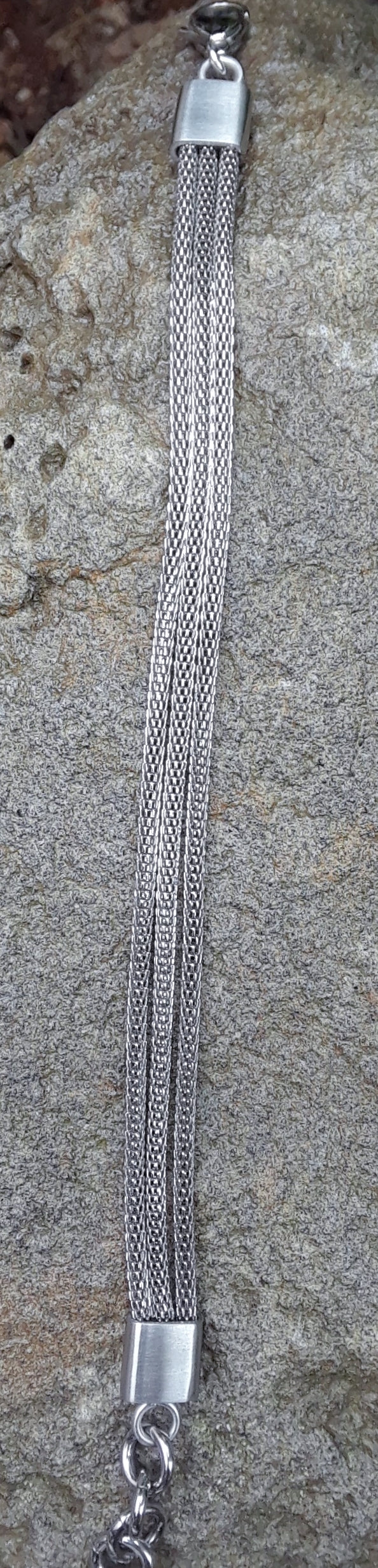 Stainless Steel 3 Strand Mesh bracelet