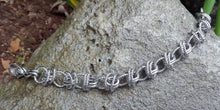Stainless Steel Round Twisted Double Link Bracelet
