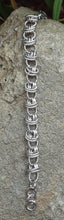Stainless Steel Round Twisted Double Link Bracelet