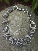 Stainless Steel Round Twisted Double Link Bracelet