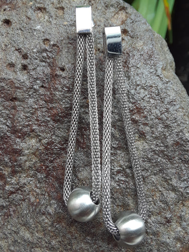 Stainless Steel Mesh Earrings