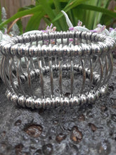 Stainless Steel Bead and Wire stretch Bracelet