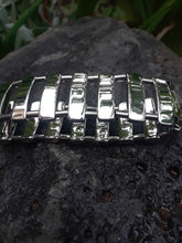 Stainless Steel Flat Bead Bracelet