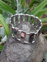 Stainless Steel Flat Bead Bracelet