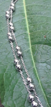 Stainless Steel Ball and Chain Bracelet