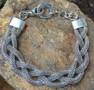 Stainless Steel Braided Mesh Bracelet