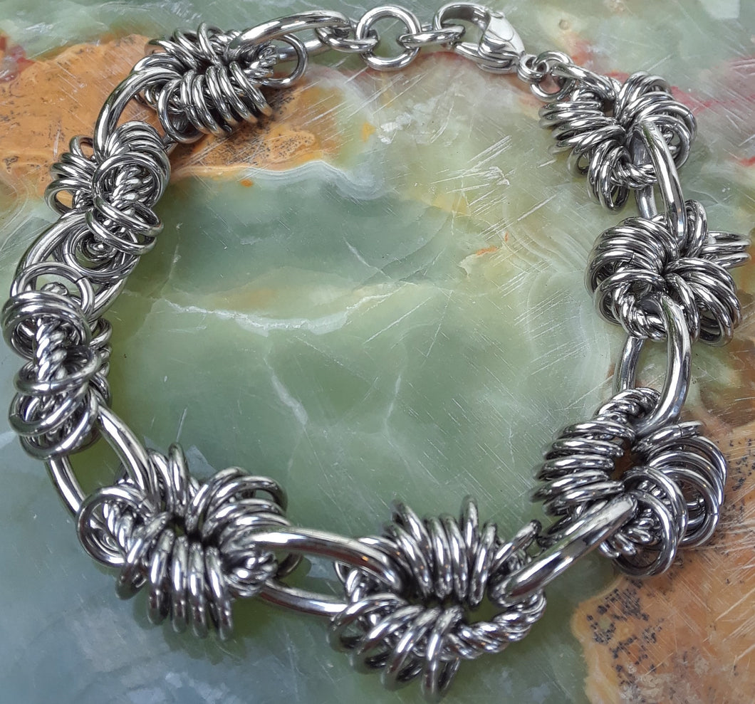 Stainless Steel Loop Bracelet