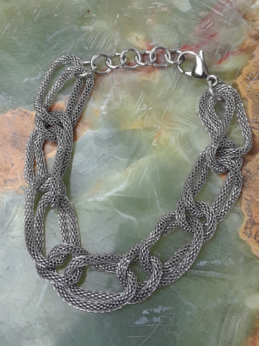 Stainless Steel Mesh Chain Bracelet