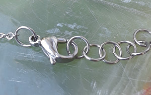 Stainless Steel Extra Long, Multi-Textured Chain Necklace