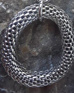 Stainless Steel Mesh Earrings