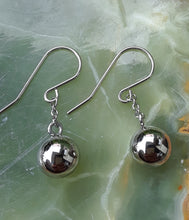 Stainless Steel Ball and Chain Earrings
