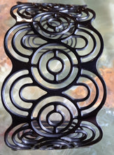 Stainless Steel Black Designer Cuff Bracelet