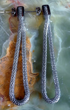 Stainless Steel Long Mesh Earrings