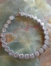 Sterling Silver Swarovski Tennis Bracelet