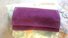 Plush Suede Jewelry Roll