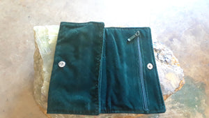 Plush Suede Jewelry Roll