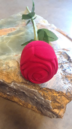 Red Rose Ring Box
