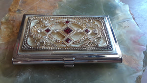 Jeweled Business Card Holders