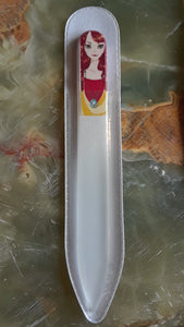 Glass Nail Files With Glam Girl